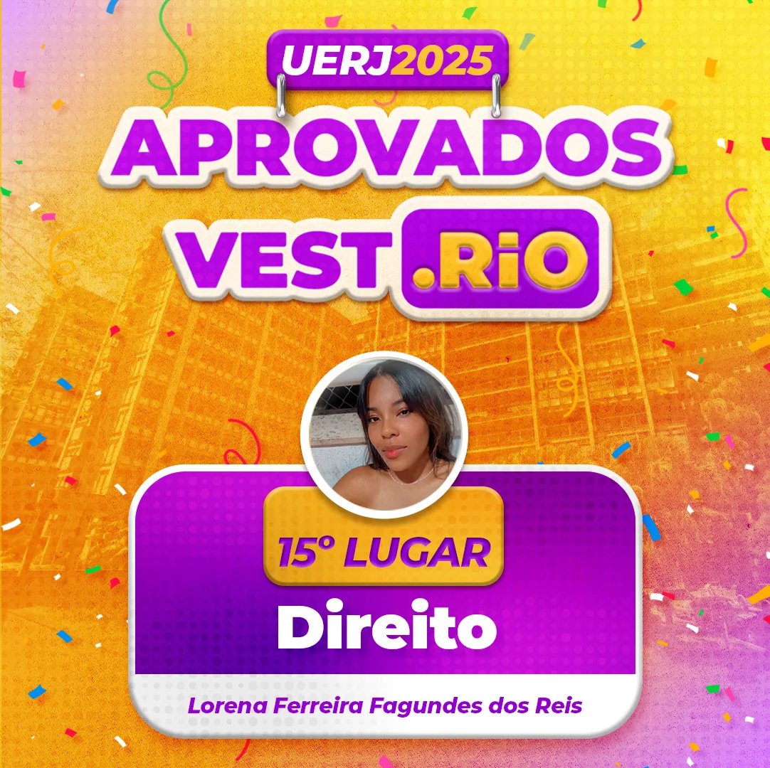 Aluno Aprovado Vest.Rio 15