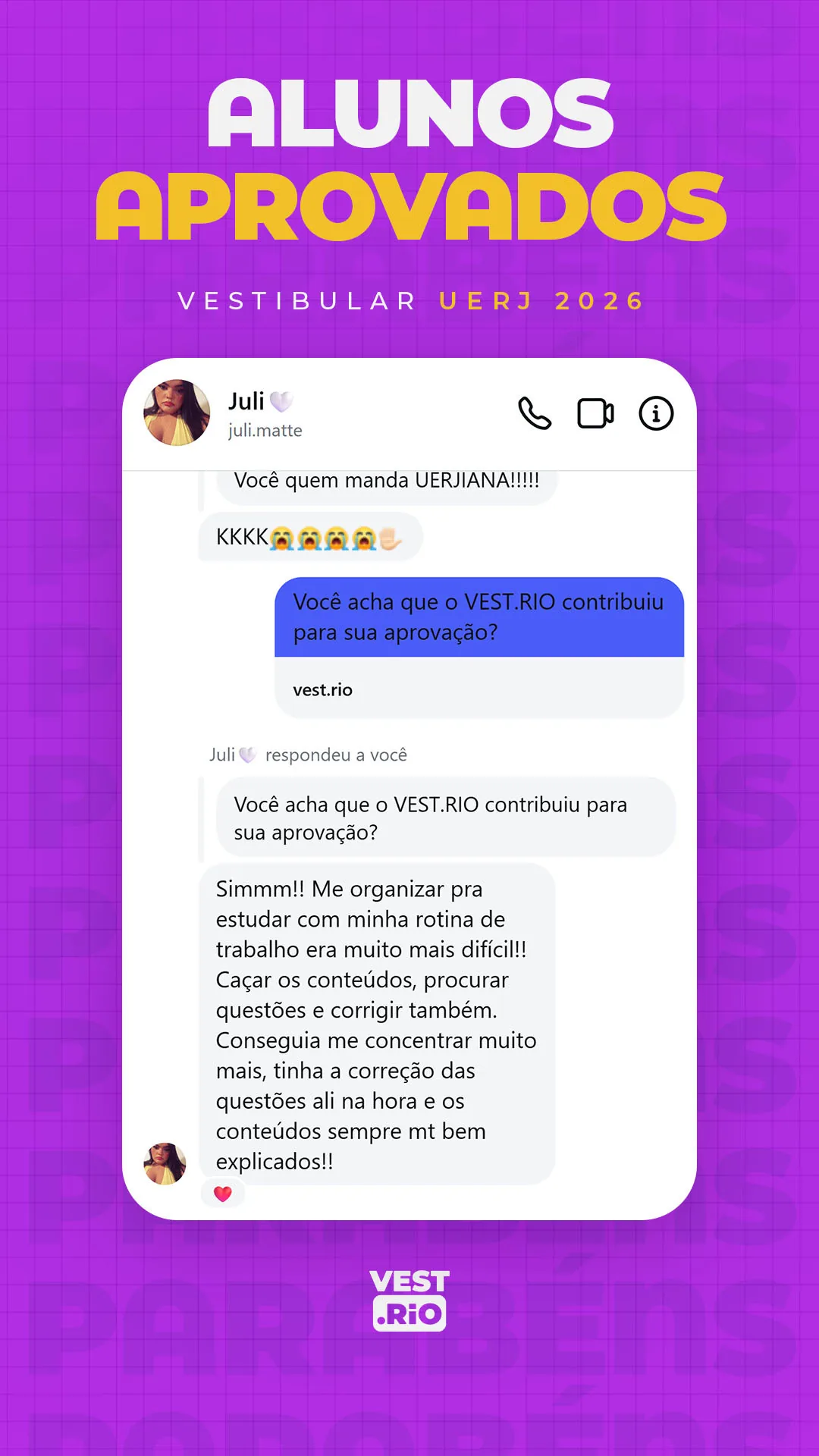 Depoimento de Juliana