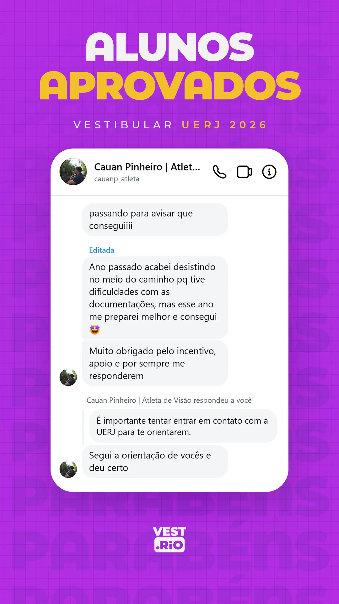 Depoimento de Cauã