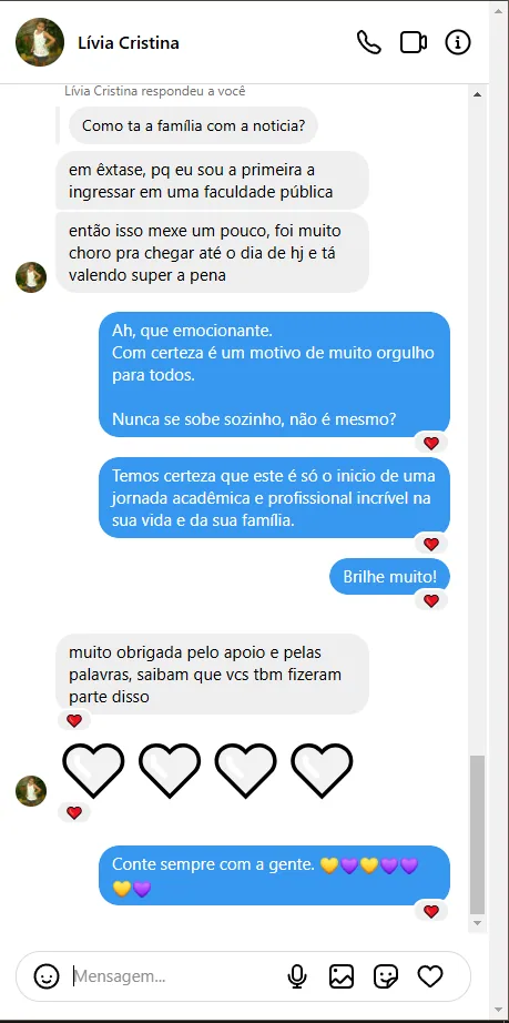Depoimento de aluno 2